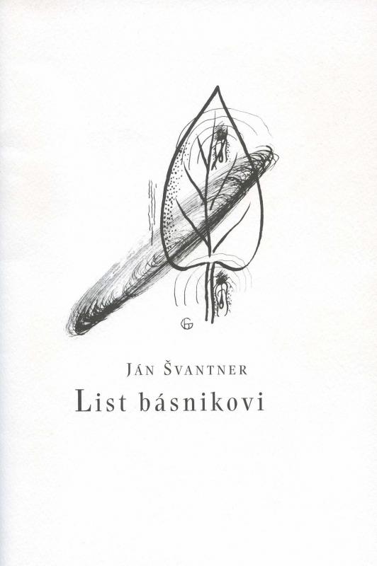 Kniha: List básnikovi - Ján Švantner