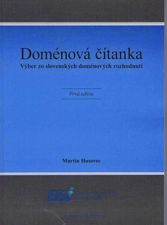 Kniha: Doménová čítanka - Husovec Martin