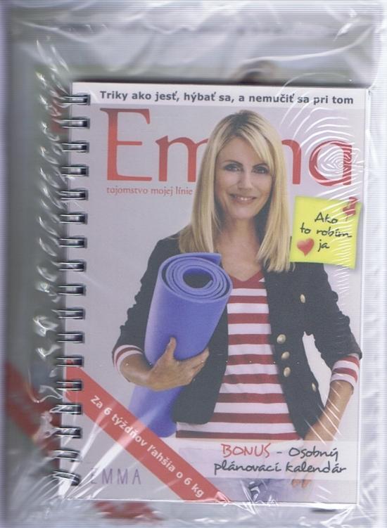 Kniha: EMMA - Tajomstvo mojej línie (set kniha + dvd) - Tekelyová Emma
