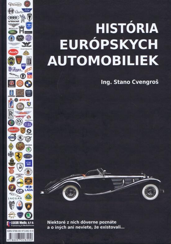 Kniha: História Európskych automobiliek - Cvengoš Stano