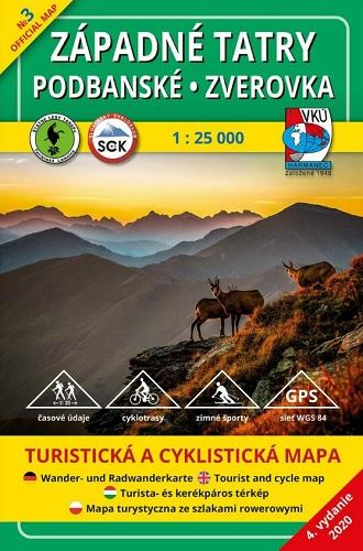 Kniha: Západné Tatry - Podbanské - Zverovka 1:25 000 (4.vydanie)kolektív autorov