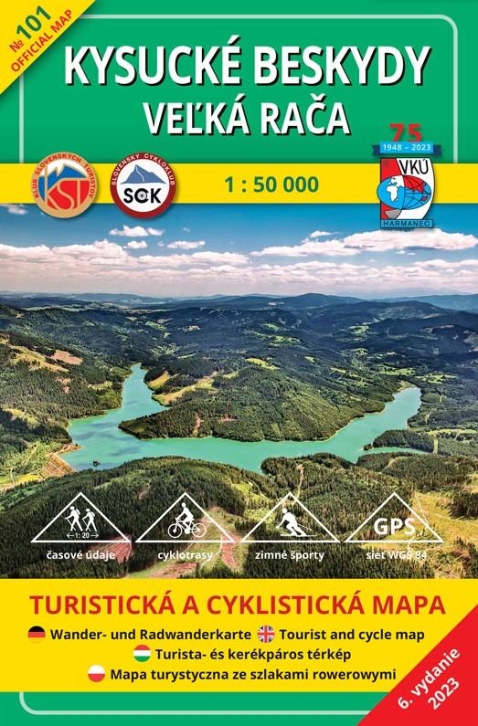 Kniha: Kysucké Beskydy - Veľká Rača 1:50 000 (6.vydanie)autor neuvedený