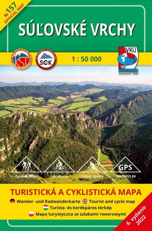Kniha: Súľovské vrchy 1:50 000autor neuvedený