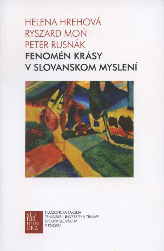 Kniha: Fenomén krásy v slovanskom myslení - H. Hrehová