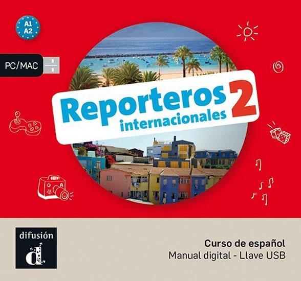 Kniha: Reporteros int. 2 (A1-A2) – Llave USBautor neuvedený