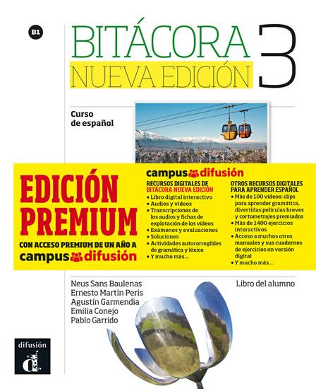 Kniha: Bitácora Nueva 3 (B1) – Libro del alumno Premiumautor neuvedený