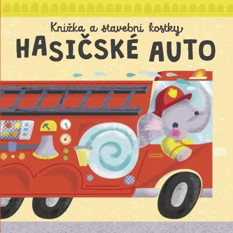 Kniha: Hasičské auto - Knížka a stavební kostkyautor neuvedený
