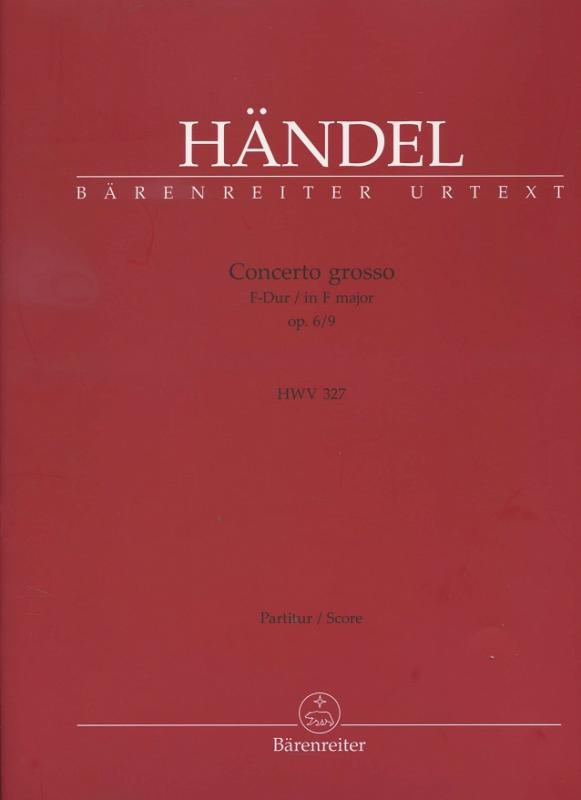 Kniha: Concerto grosso op. 6/9 - Händel