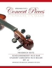 Kniha: Concerto D major op. 22 - Friedrich Seitz