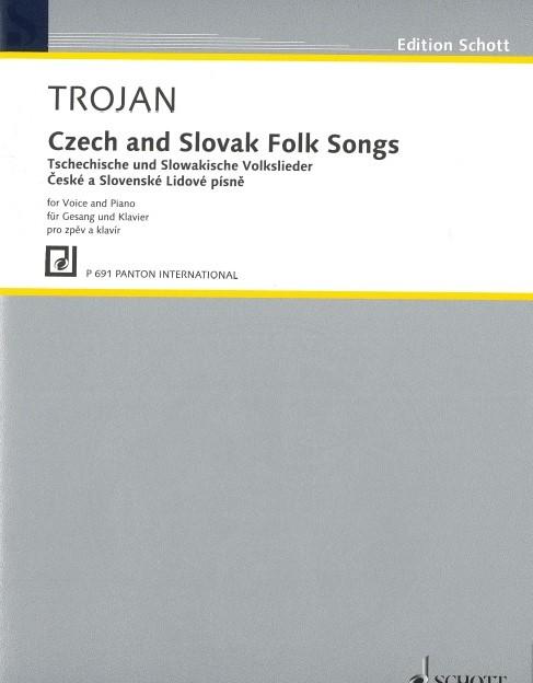 Kniha: Czech and Slovak Folk Songs - Trojan