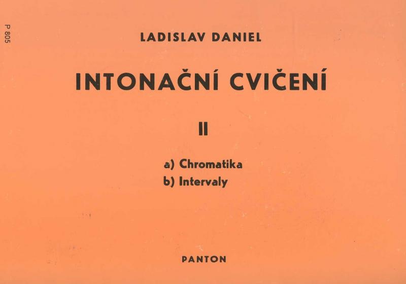 Kniha: Intonačni cvičení II - Ladislav Daniel