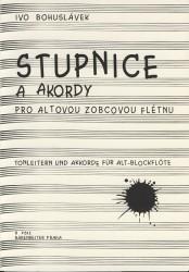 Kniha: Stupnice a akordy pro altovou zobcovou flétnu - Ivo Bohuslávek