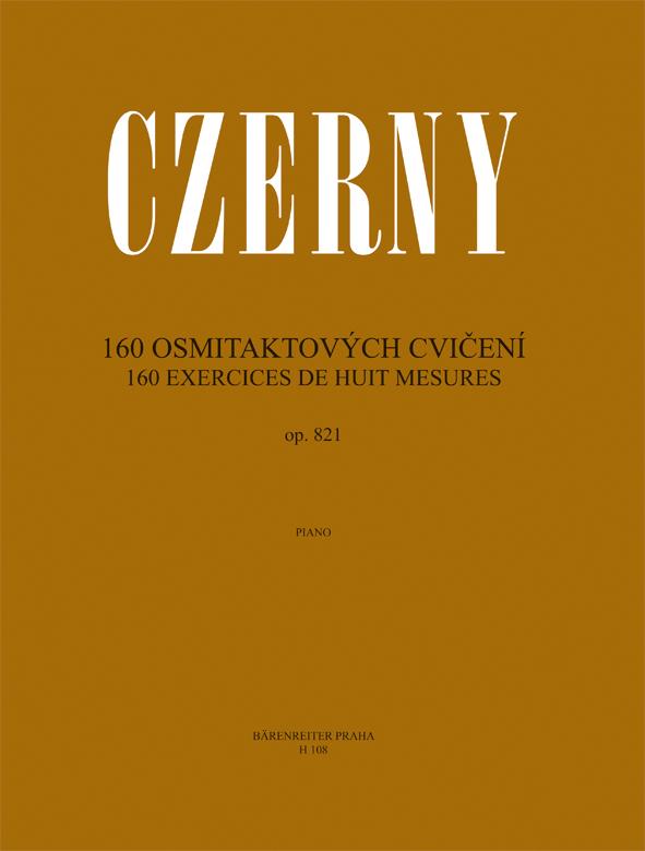 Kniha: 160 osmitaktových cvičení op. 821 - Carl Czerny