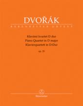 Kniha: Klavírní kvartet D dur op. 23 - Antonín Dvořák