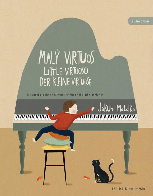 Kniha: Malý virtuos / Little Virtuoso / Der kleine Virtuose - Jakub Metelka