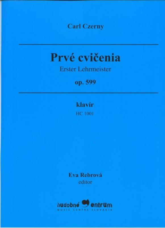 Kniha: Prvé cvičenia - Carl Czerny