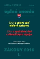 Kniha: Aktualizácia I-1 2016autor neuvedený