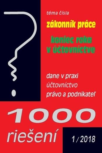 Kniha: 1000 riešení 1-2018autor neuvedený