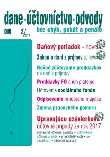 Kniha: Dane, účtovníctvo, odvody 2-2018autor neuvedený