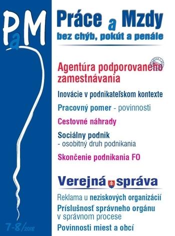 Kniha: Práce a Mzdy 7,8-2018autor neuvedený