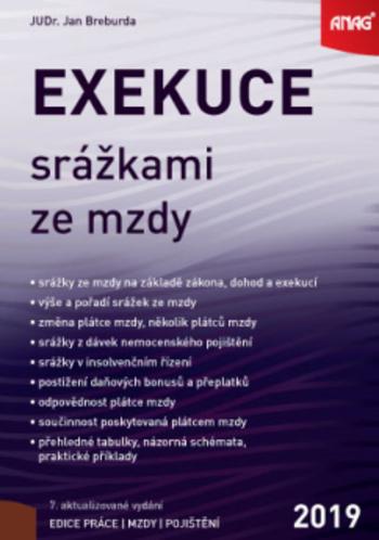 Kniha: Exekuce srážkami ze mzdy 2019 - Jan Breburda