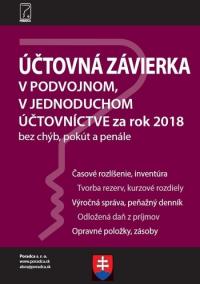 Účtovná závierka v podvojnom a v jednoduchom účtovníctve za rok 2018