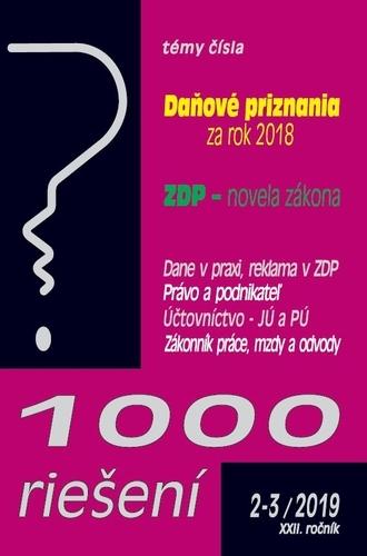 Kniha: 1000 riešení 2,3-2019autor neuvedený