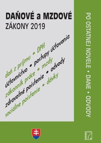 Kniha: Daňové a mzdové zákony 2019autor neuvedený