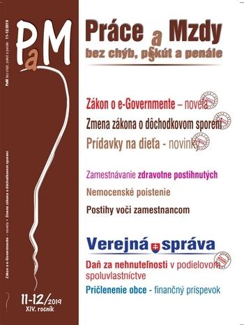 Kniha: Práce a mzdy 11-12/2019autor neuvedený