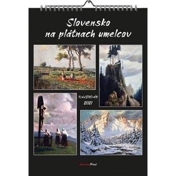 Kniha: Slovensko na plátnach umelcov - nástenný kalendárautor neuvedený